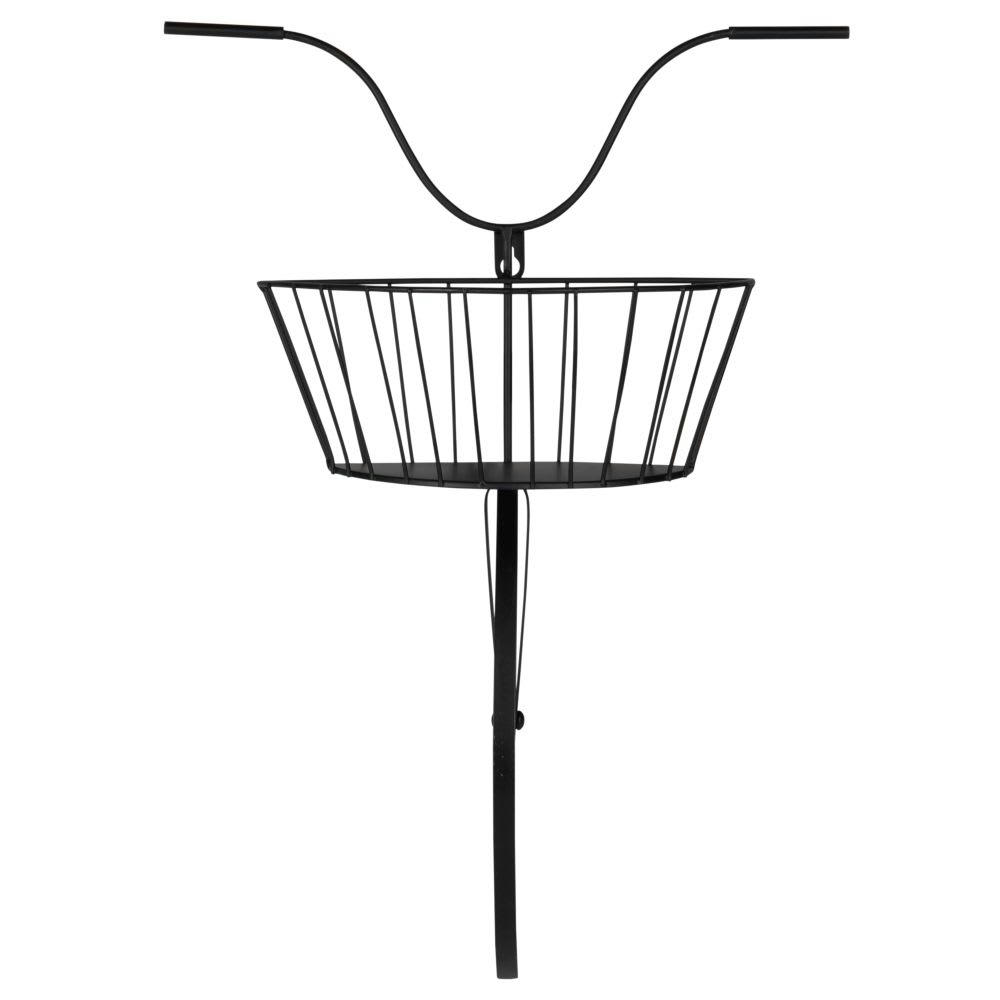 CITY - Déco murale avant de vélo en métal noir mat 35x50