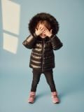 Pikowana kurtka puffer z kapturem