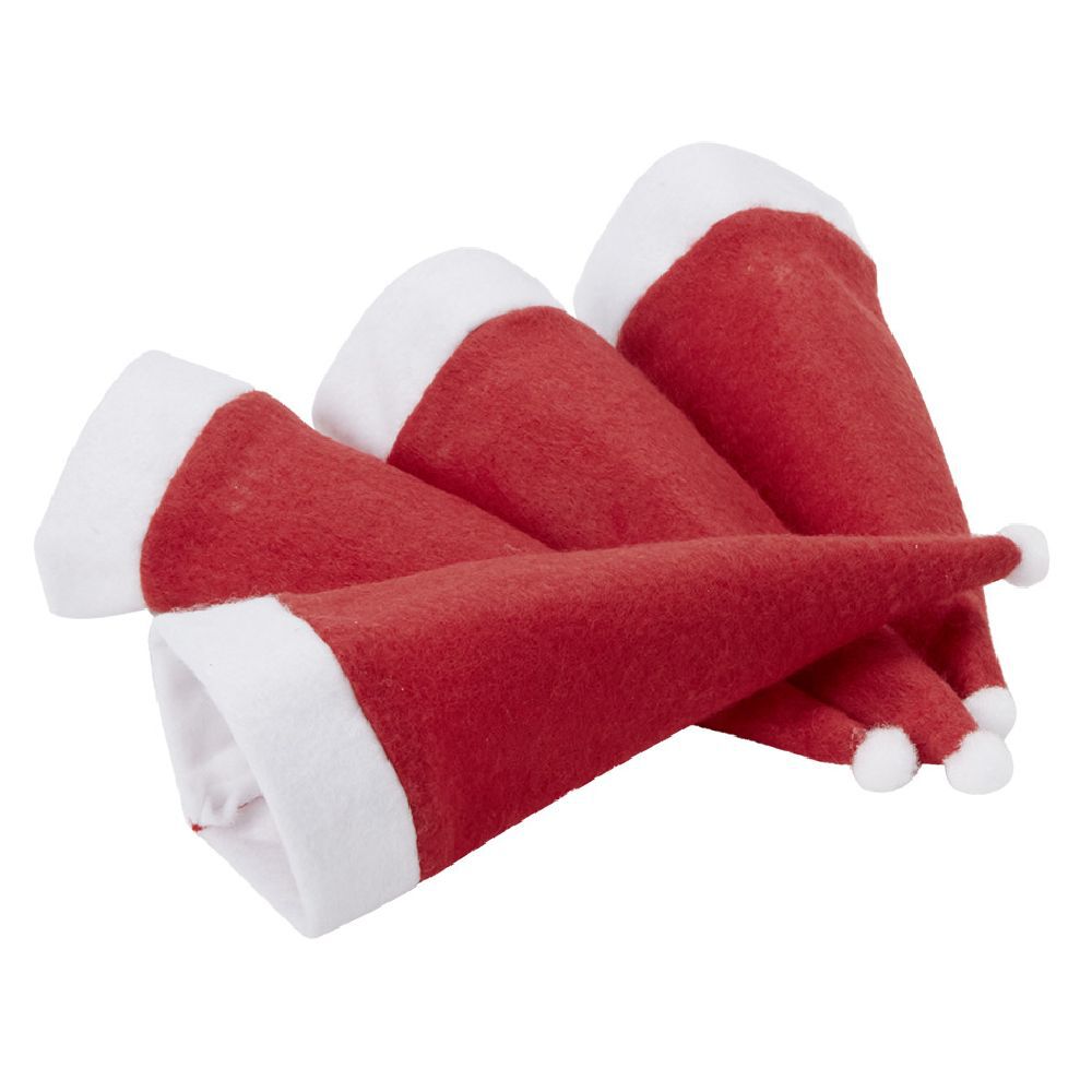Porte couverts en forme de bonnet de No&euml;l x4