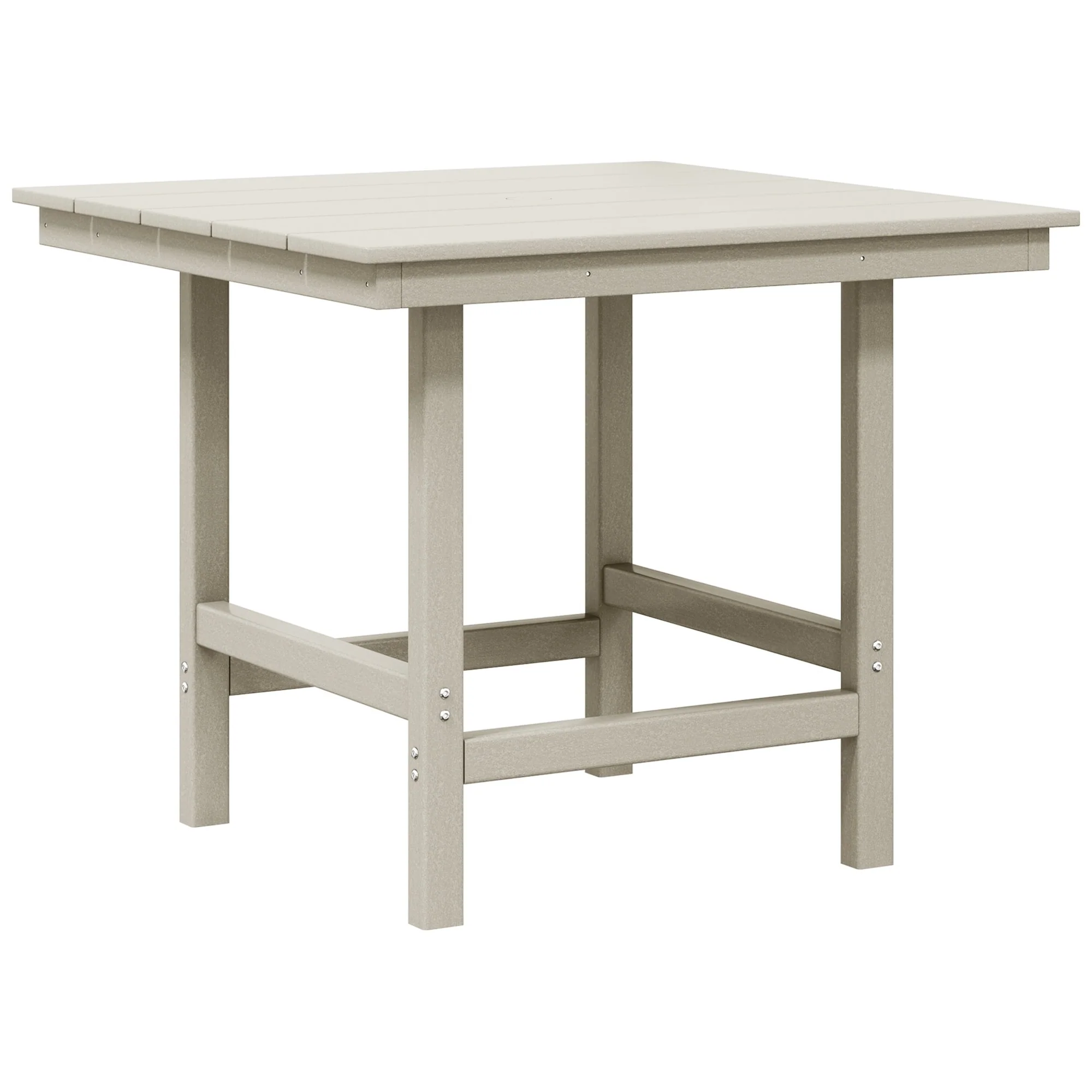 Polytrends Shoreside 36 Inch Square Patio Dining Table