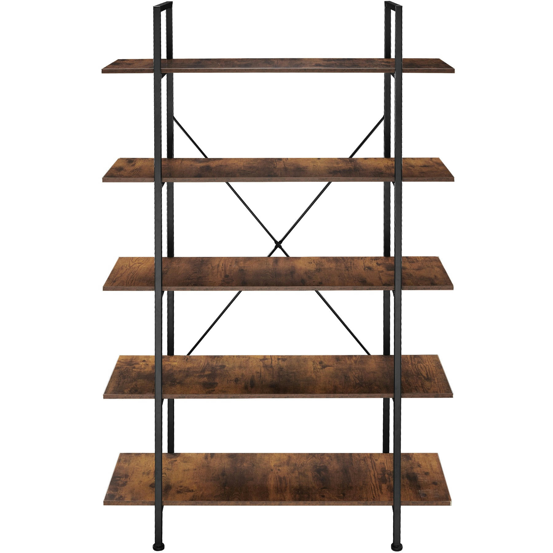 - Étagère Style industriel Bois foncé industriel, rustique