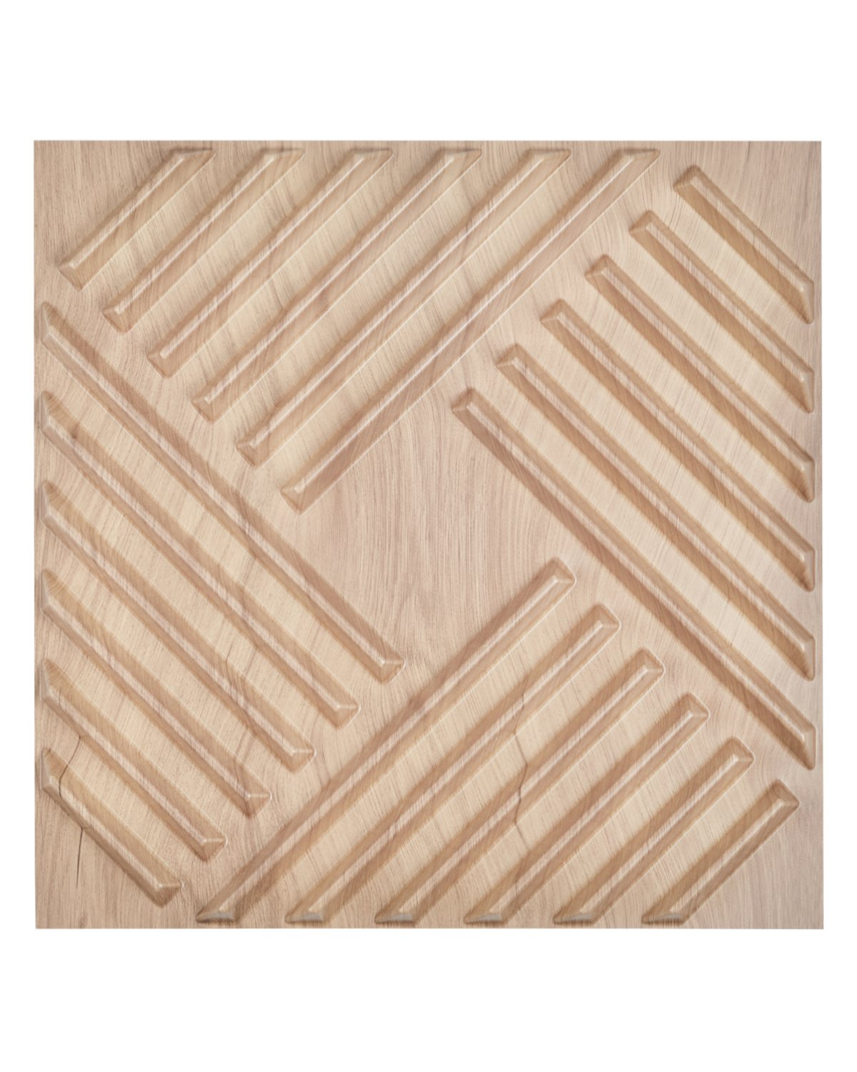 Panele Ścienne 3D - Jasne Listwy 2.97 m²