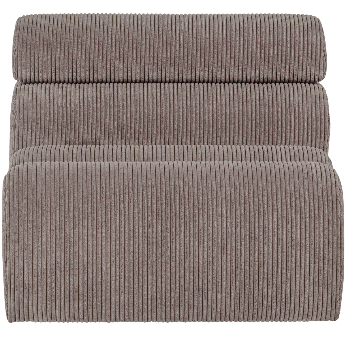 WOOOD 1-zits element bank Novi - Ribstof - Zand - 86x82x113