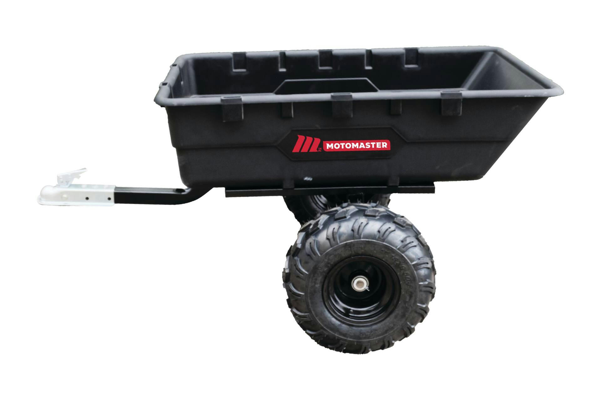 MotoMaster Poly Bed Utility Trailer Cart with Steel Frame, Black, 1100-lb