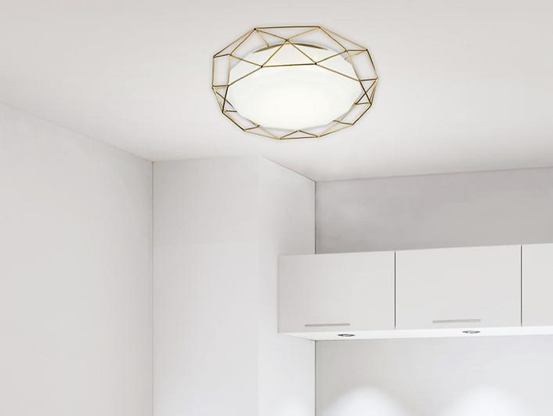 Plafon Sven LED metalowy biały