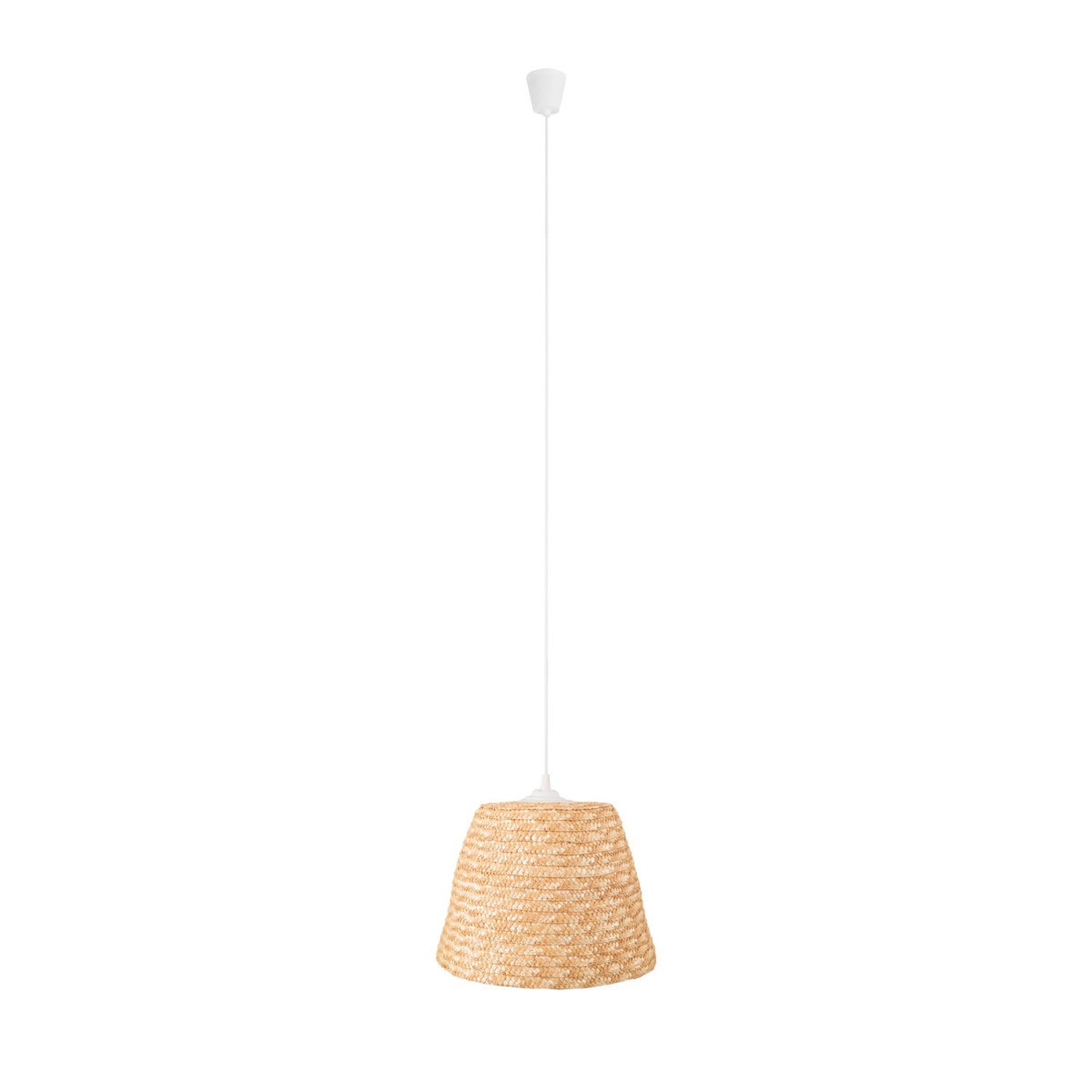 Lampa wisząca biała POT 1xE27x15W wym: 165x30x30 cm Maxlight
