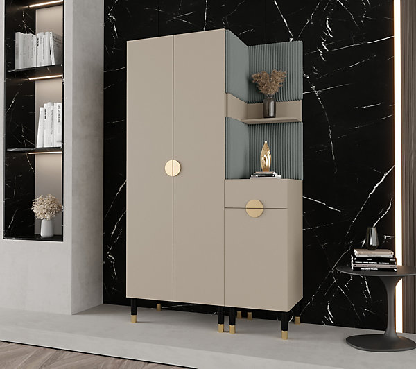 Ensemble de garde-robe Palermo 6 200x116x46 (Cachemire   Poso 60)