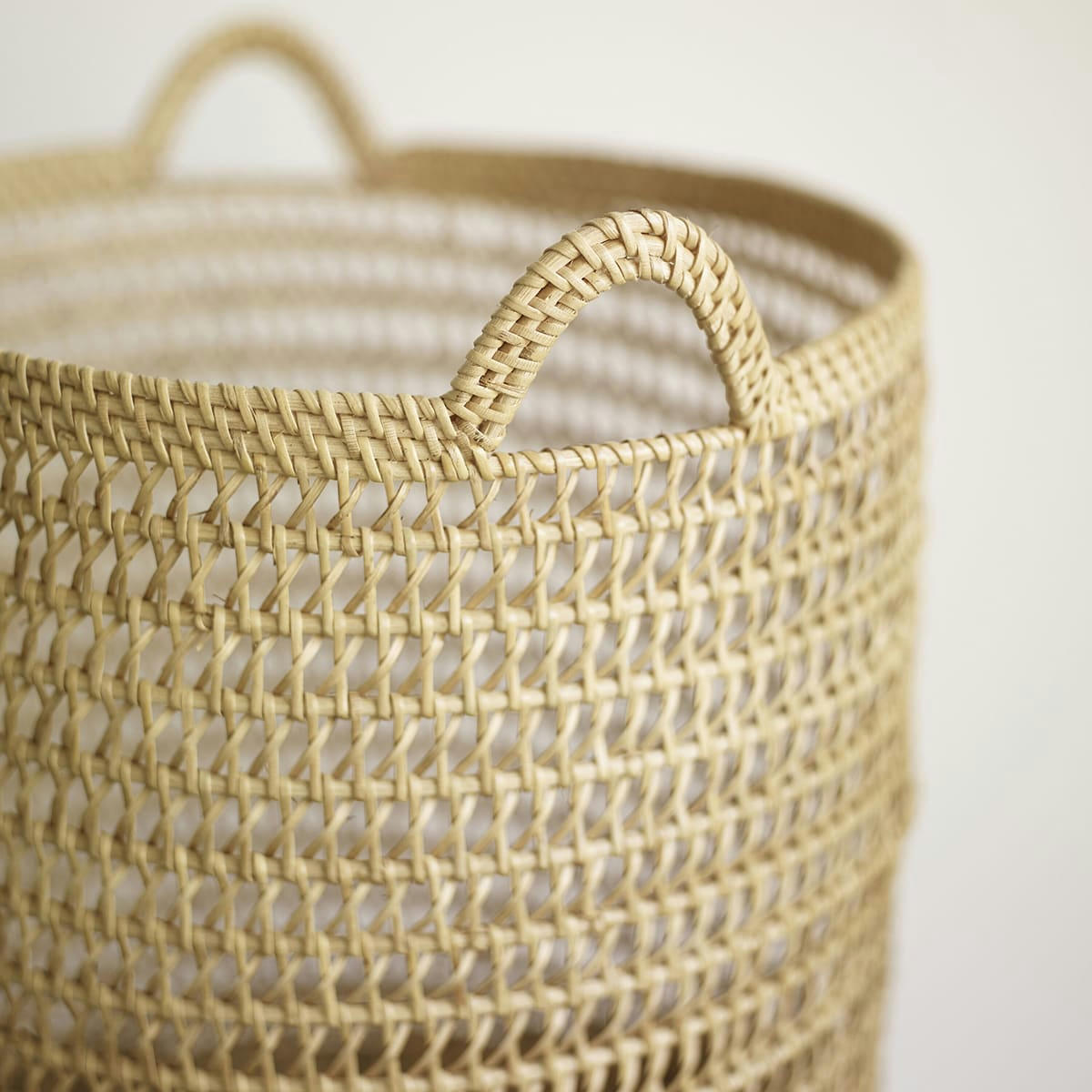 WEAVE - Panier avec anse en rotin (x2)