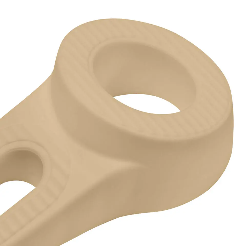 Deltafix Block it Deurwig - beige - TPE kunststof - 12 x 3,8 cm