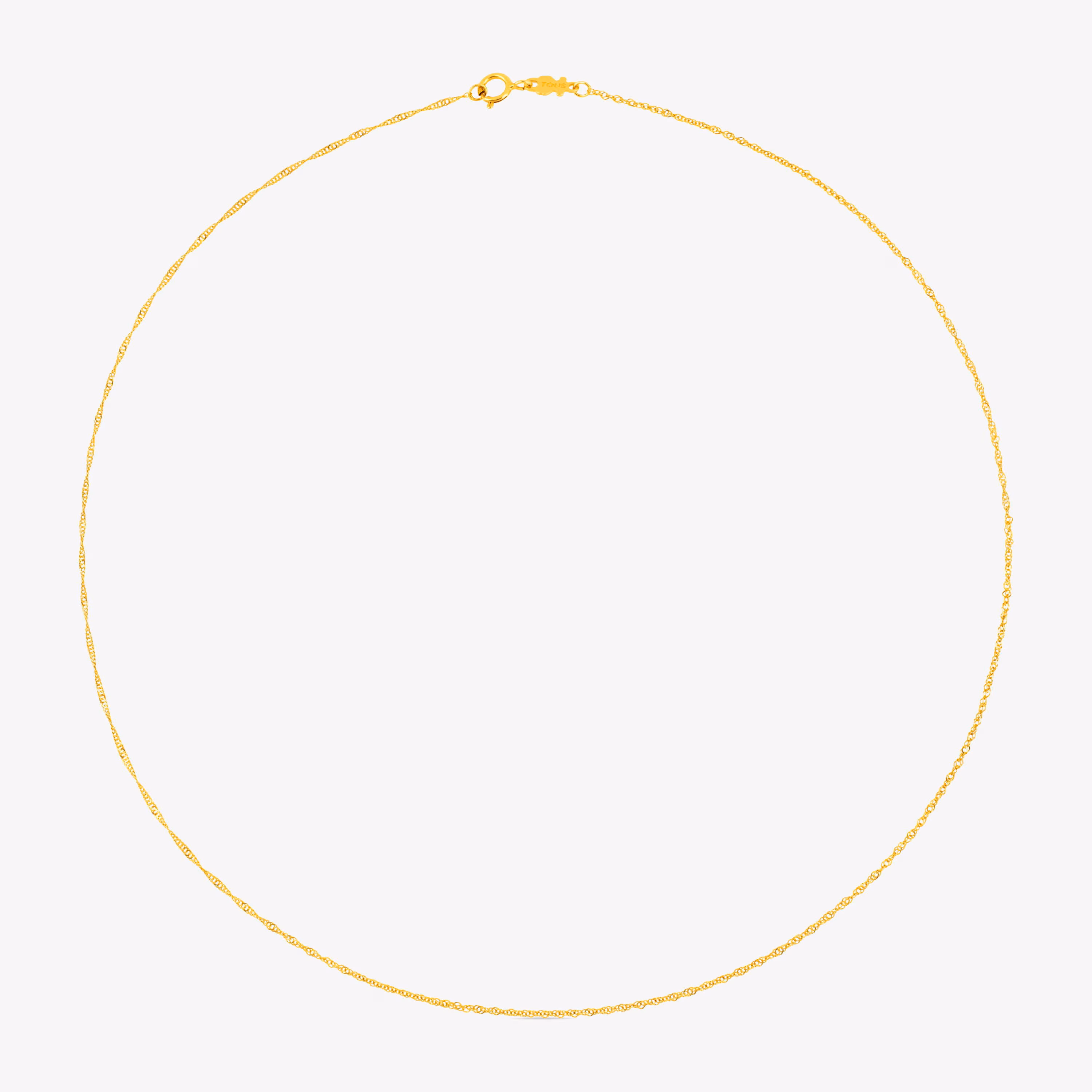 Gargantilla de oro cordón, 40 cm TOUS Chain