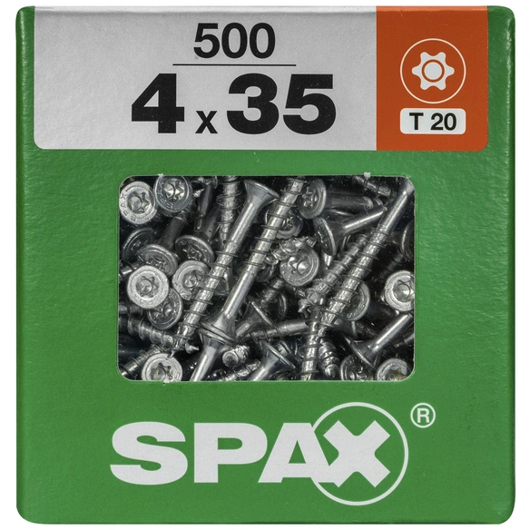 Universalschraube, 4 mm, Stahl, 500 Stk., TRX 4x35 XXL