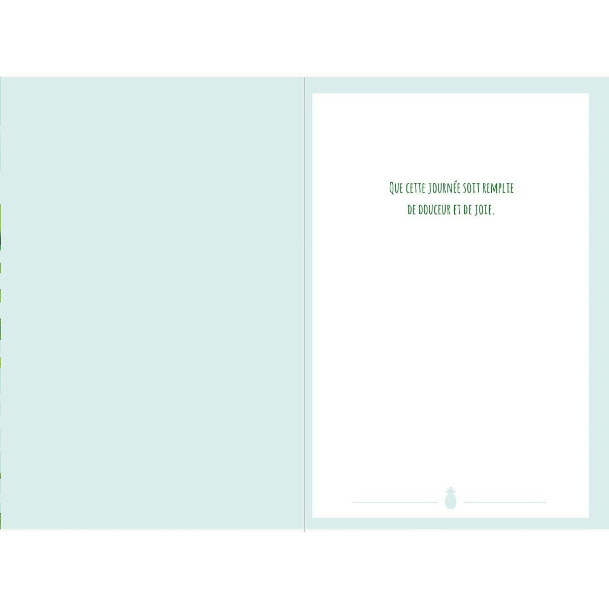 - Carte Anniversaire Femme Collier Ananas