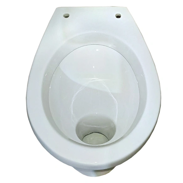 Stand WC, Flachspüler, Keramik, weiß
