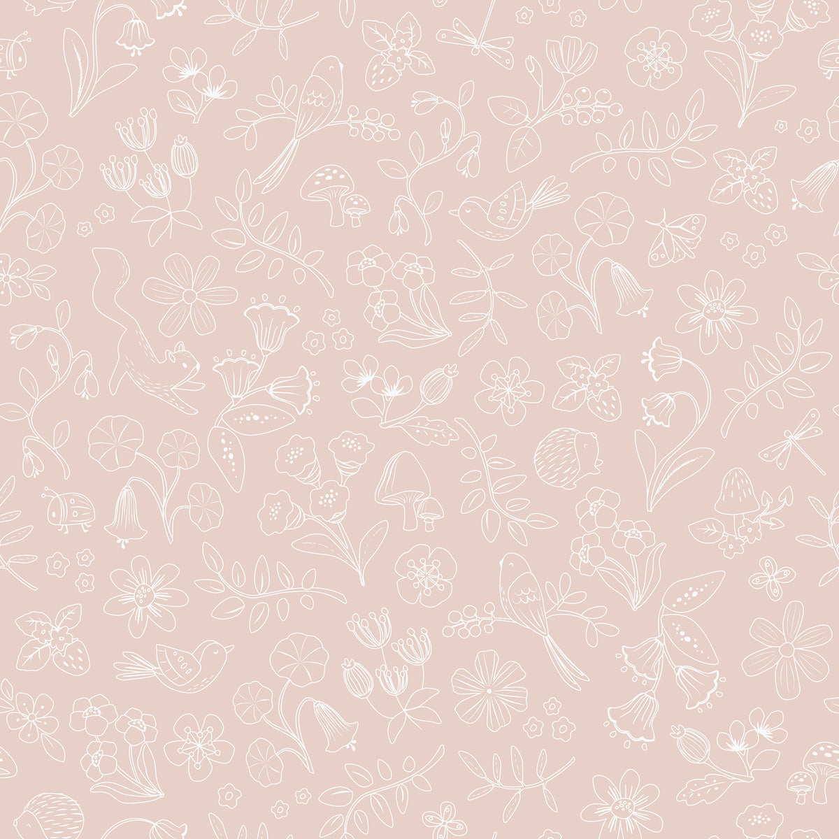 Little Dutch Vliesbehang - Fairy Wonders Blossom - 1000x53