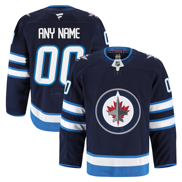 Winnipeg Jets  Home Authentic Pro Custom Jersey - Navy