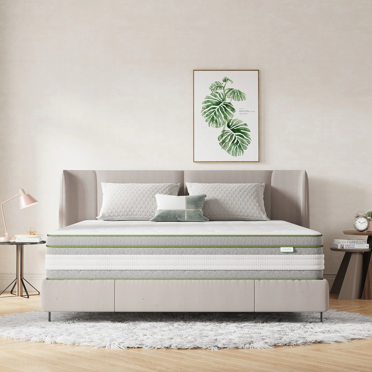 Novilla 12-inch Gel Memory Foam Hybrid Pocket Spring Mattress