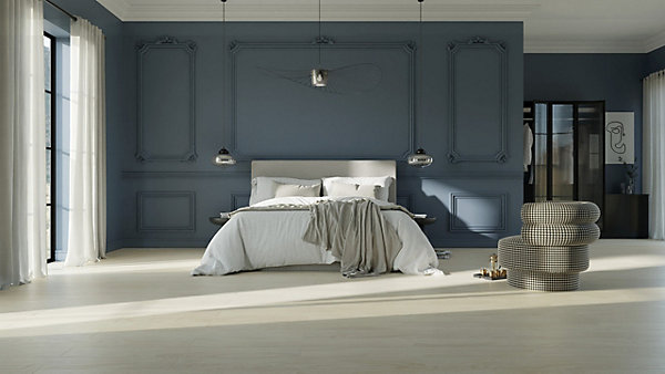 GAMME PRO - LAME CLIPSABLE TRÈS HAUTE RéSISTANCE AVEC SOUS-COUCHE INTEGREE. FRÊNE GRIS CLAIR Pack chambre/cuisine (13m²)