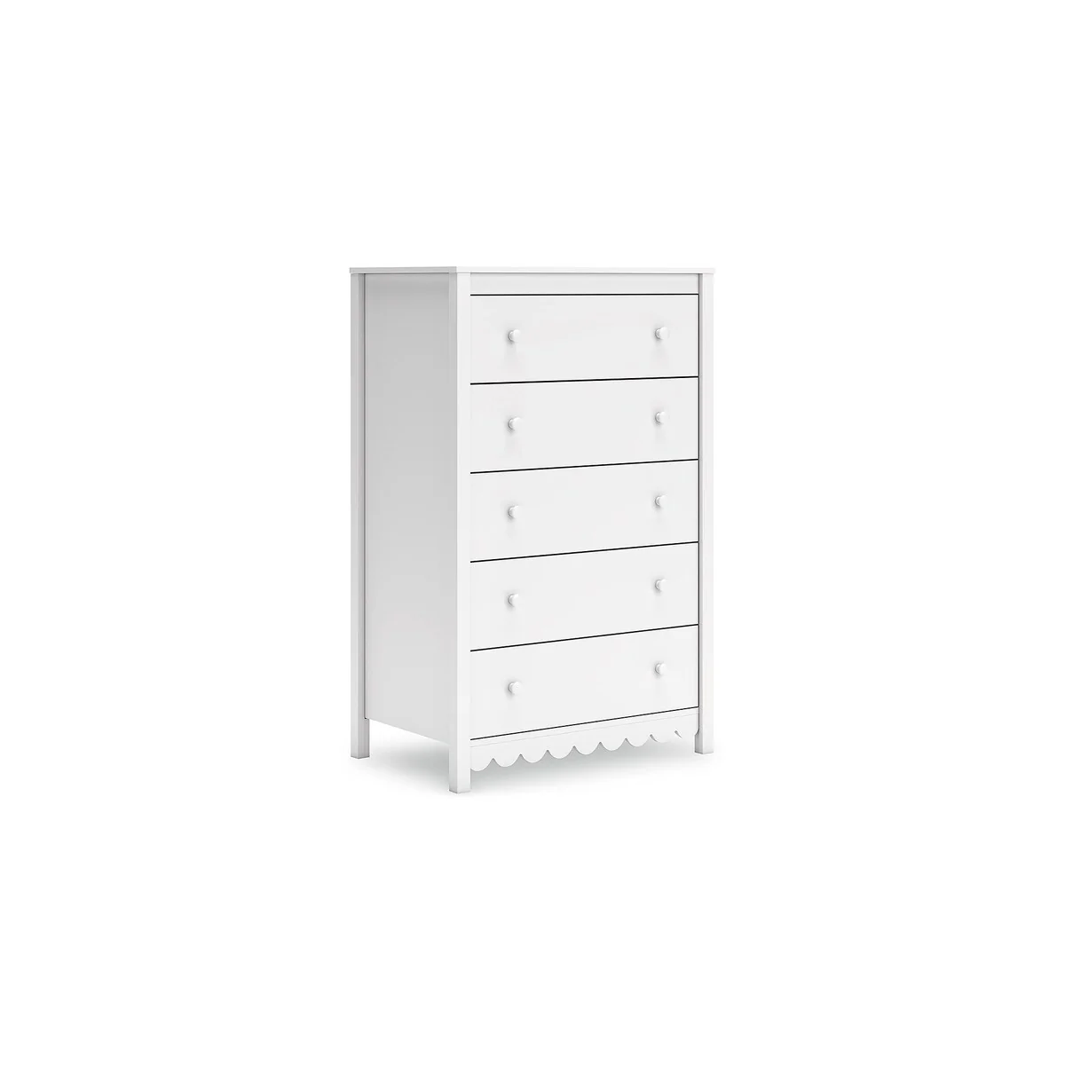 Signature Design by Ashley Hallityn White Chest of Drawers