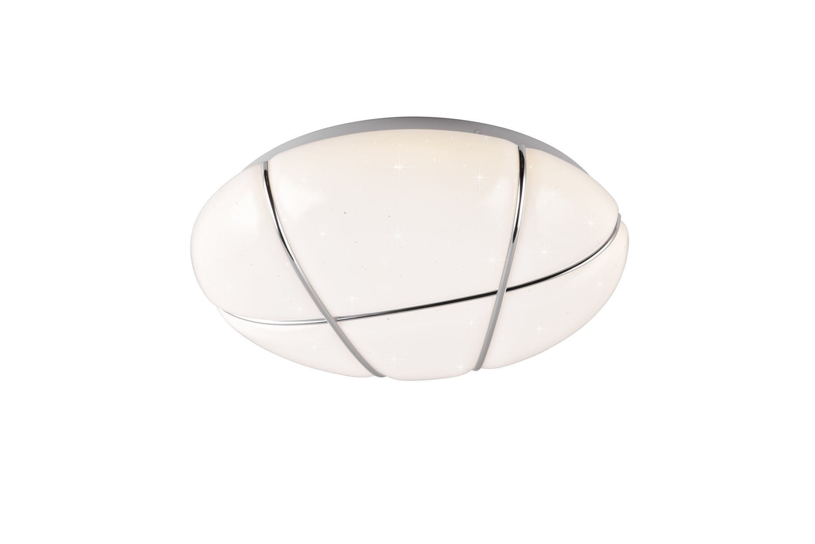 Plafon TIBORokrągły biały chromowany LED 1x10W 28cm 1200lm IP20 RL