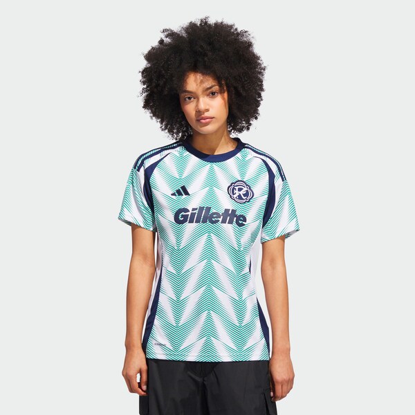 New England Revolution adidas Women's 2025 Eastern White Pine x Flag of New England Replica Jersey - White