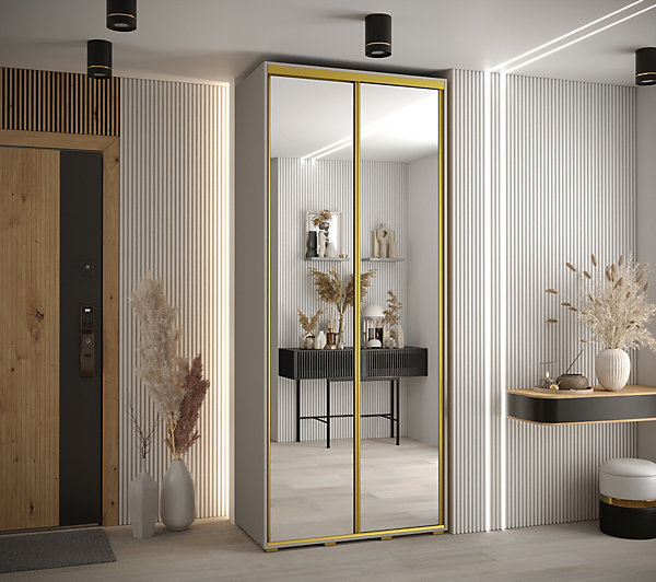 Armoire Dakota 2 a portes coulissantes 110/45/235,2portes