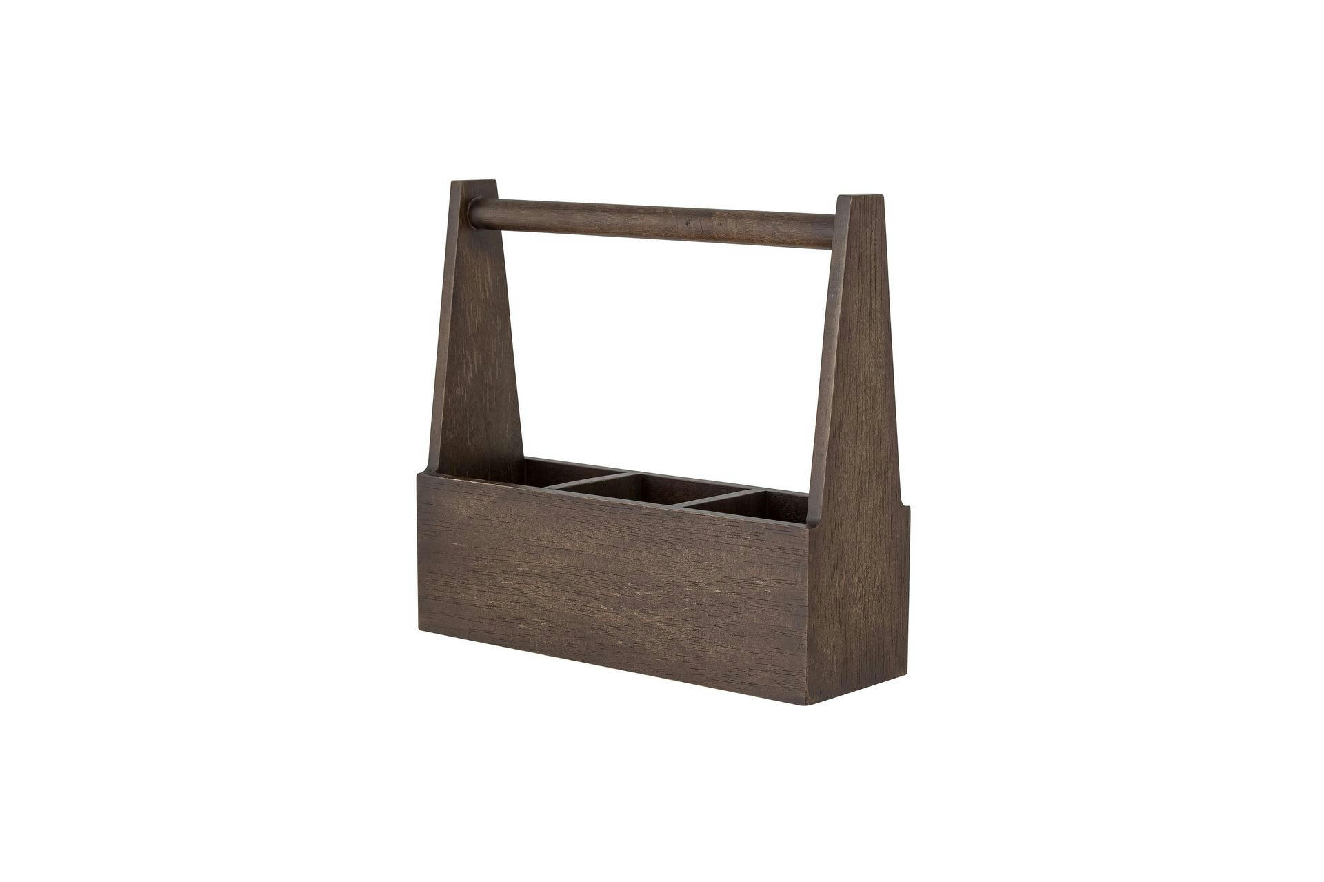 JAS - Boîte de rangement en bois marron