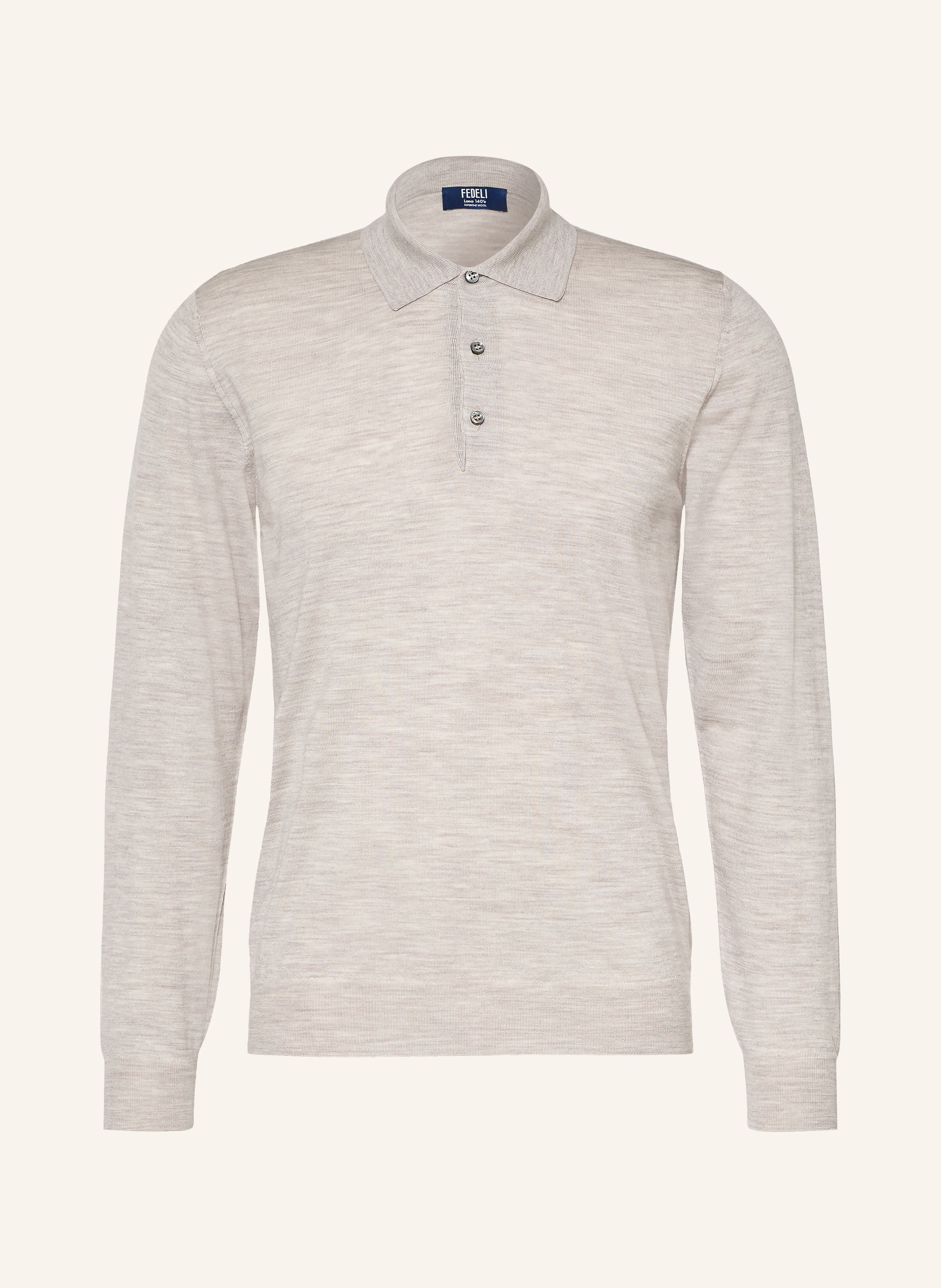 FEDELI Strick-Poloshirt