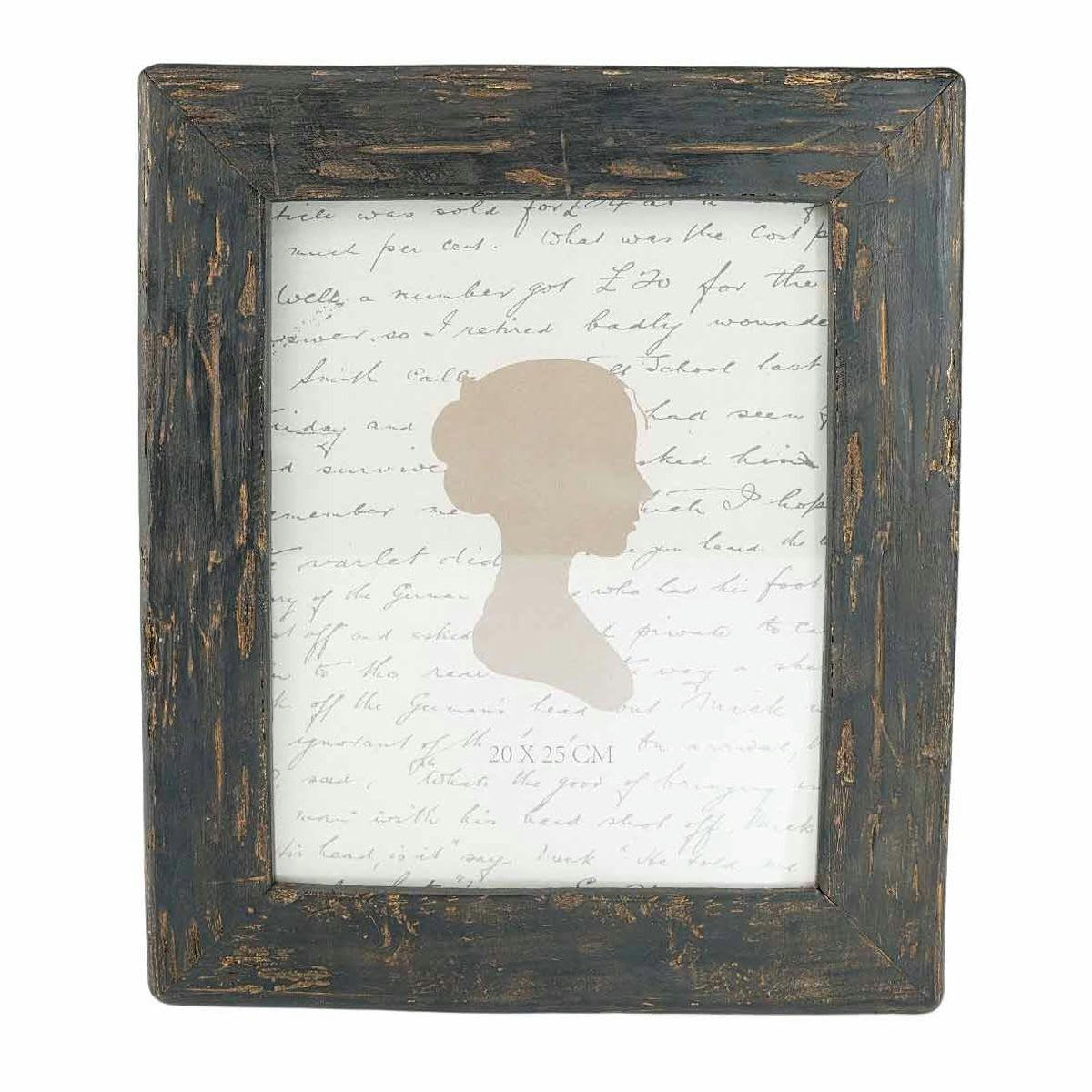 - Cadre photo finition bois vieilli