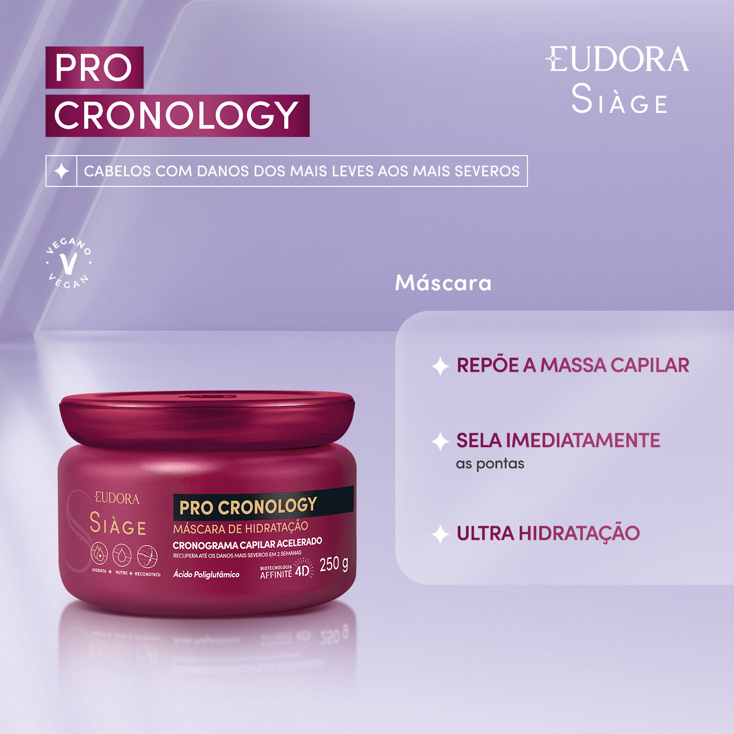 Máscara de Hidratação Siàge Pro Cronology 250g
