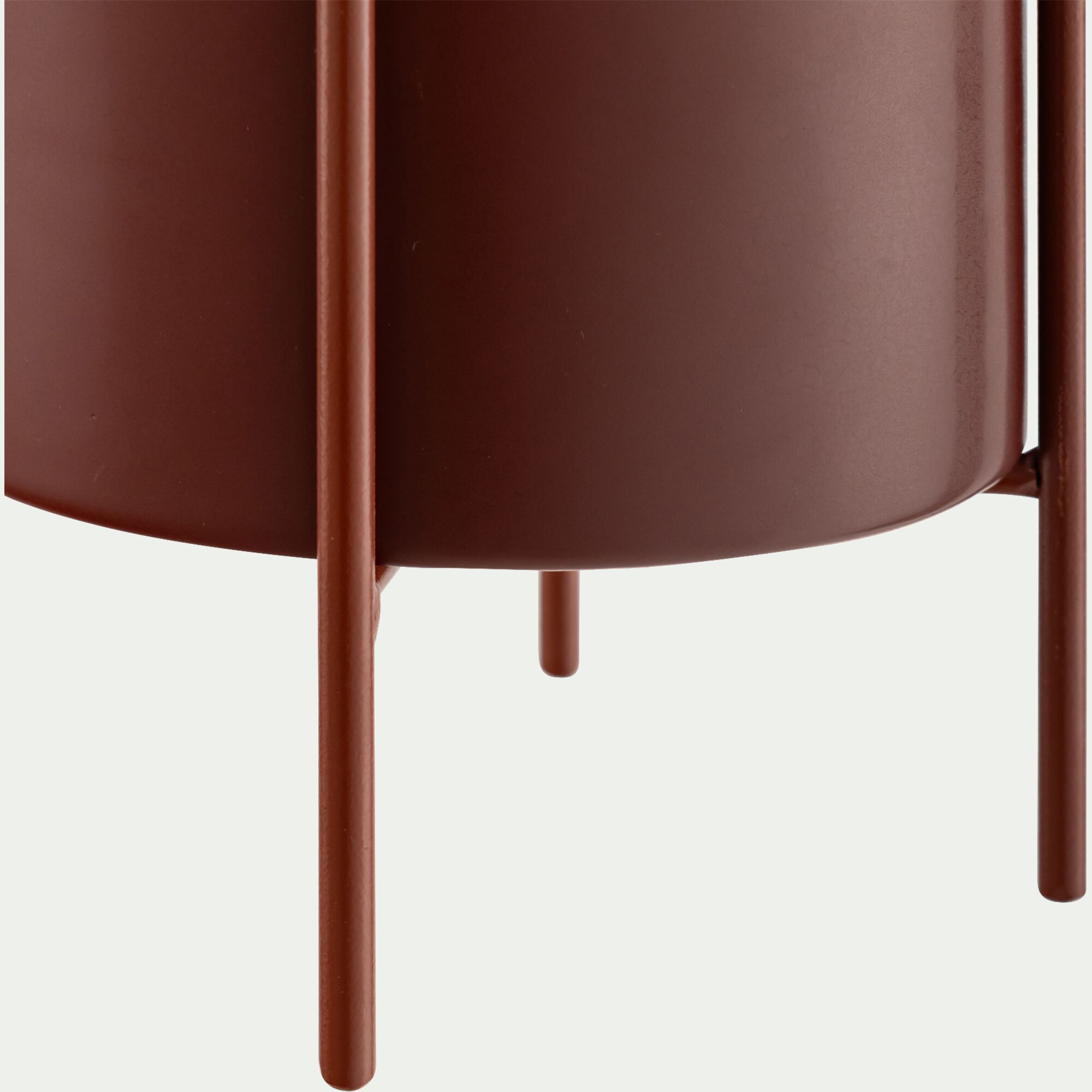 MIRAN - Cache-pot en dolomite D14,8xH20cm - marron