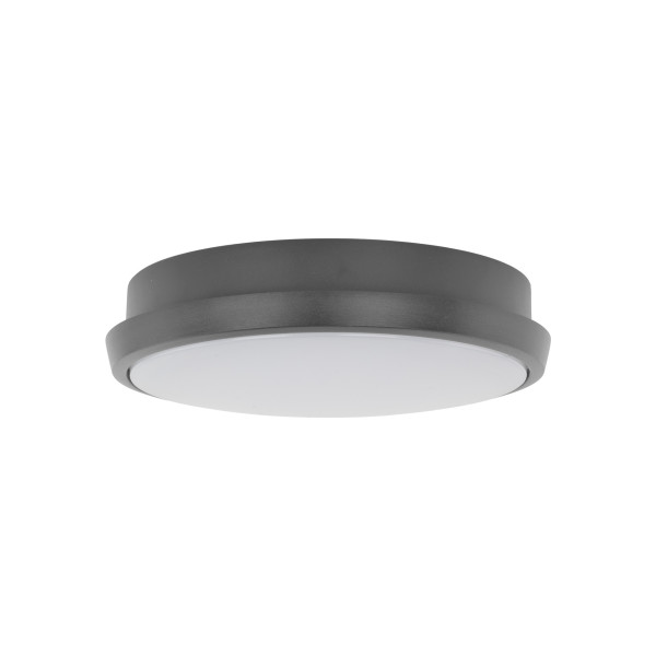 Plafon Led Zewnętrzny Ogrodowy Łazienkowy Sferis Antracyt Ip 54 3000K