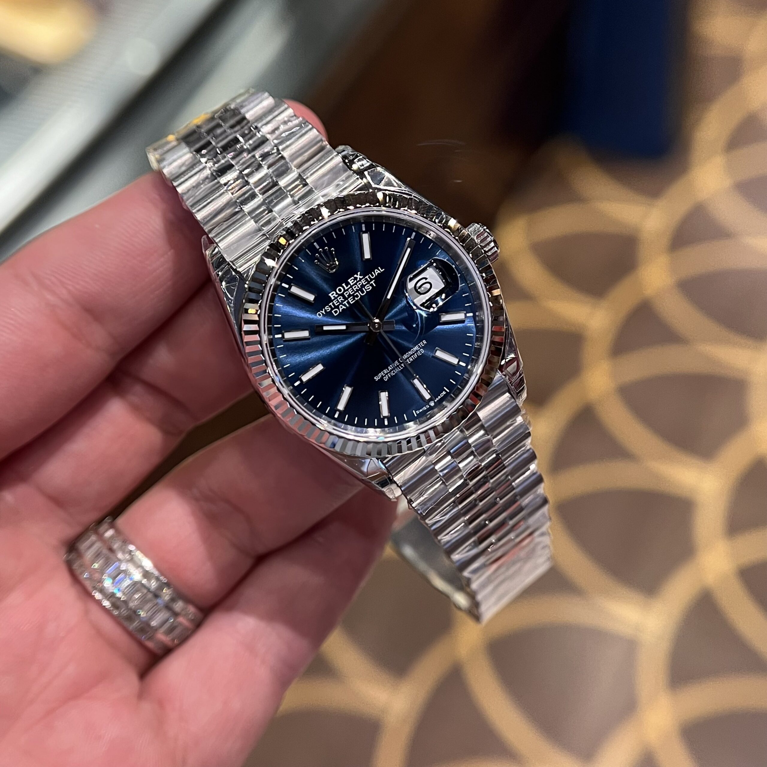 Rolex Datejust 126334 904L Steel Blue Dial 36mm Jub Super Clone