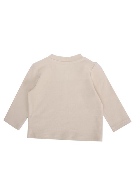 Baby Boys Ecru Bear Sweatshirt & Jeans Set