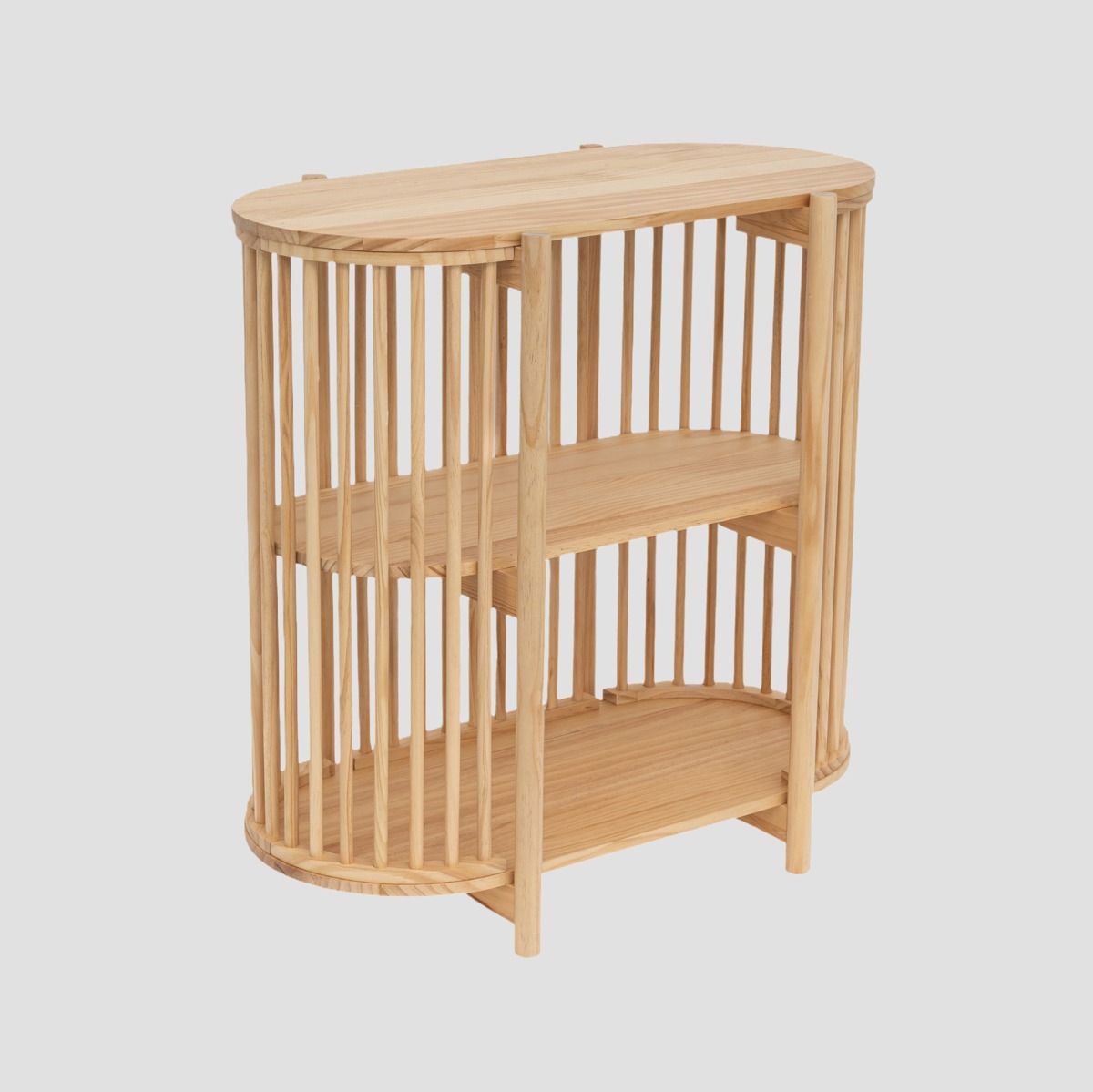 Regał SENSUS drewniany naturalny 80x45x80 cm