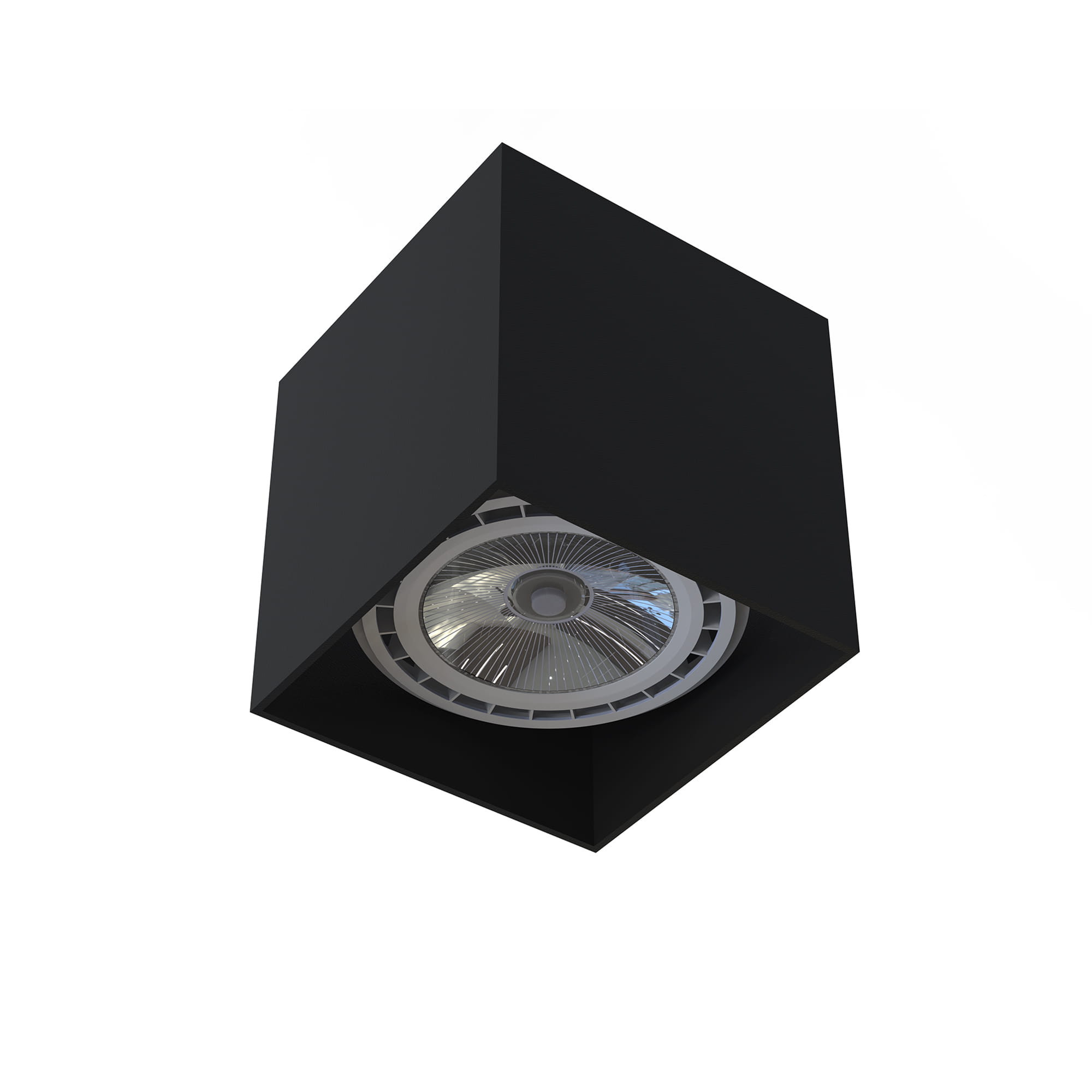 Spot kwadratowy czarny COBBLE1xES111x75W IP20 Nowodvorski