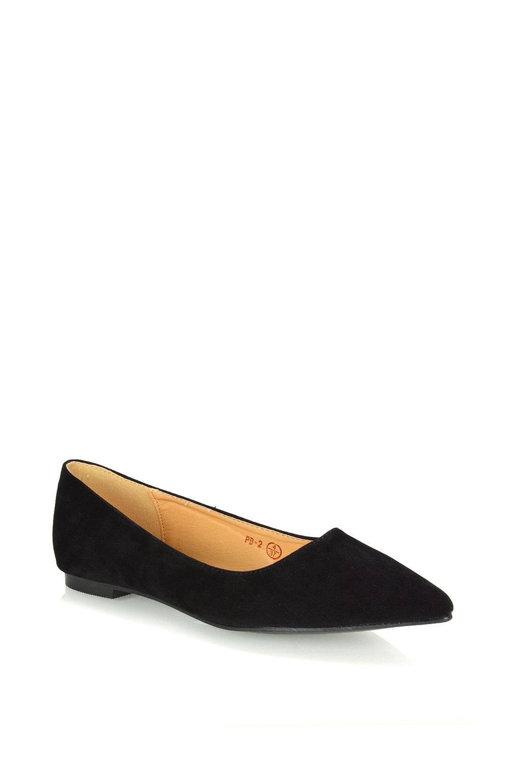 XY London Alessia' Pointed Toe Low Heel Bridal Ballerina Pump Shoes