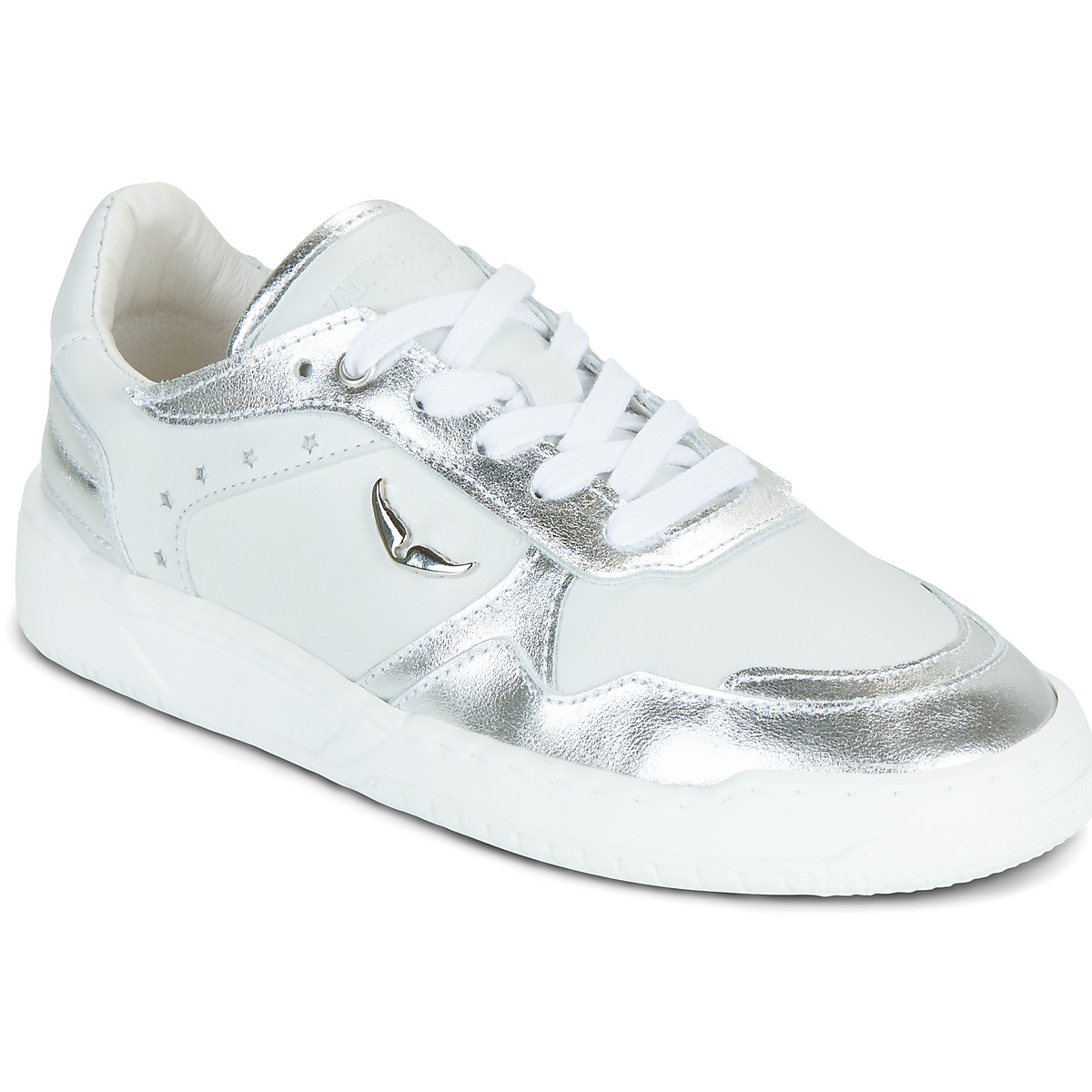 Zadig & Voltaire - HEART ON FIRE - GIRL D2 - White / Silver