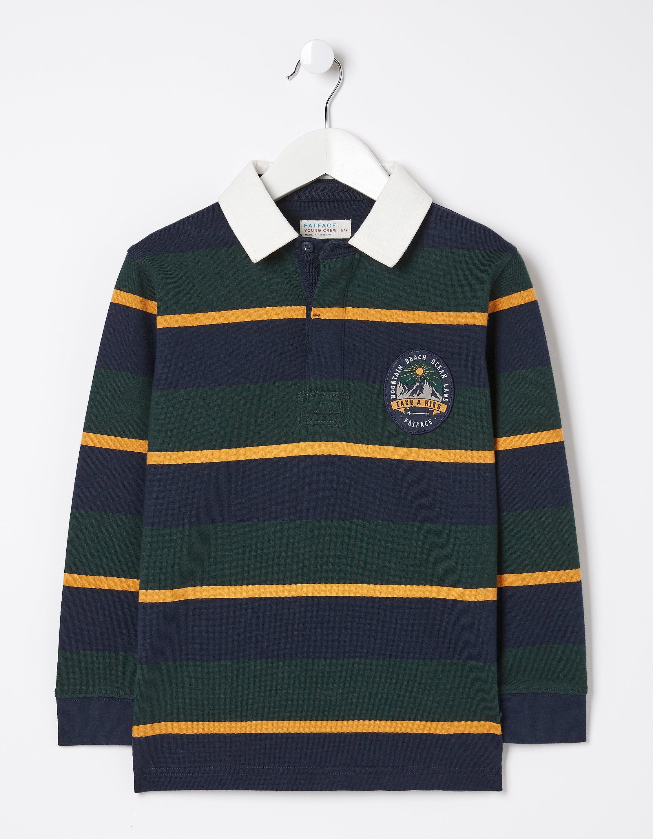 Stripe Rugby Jersey Top