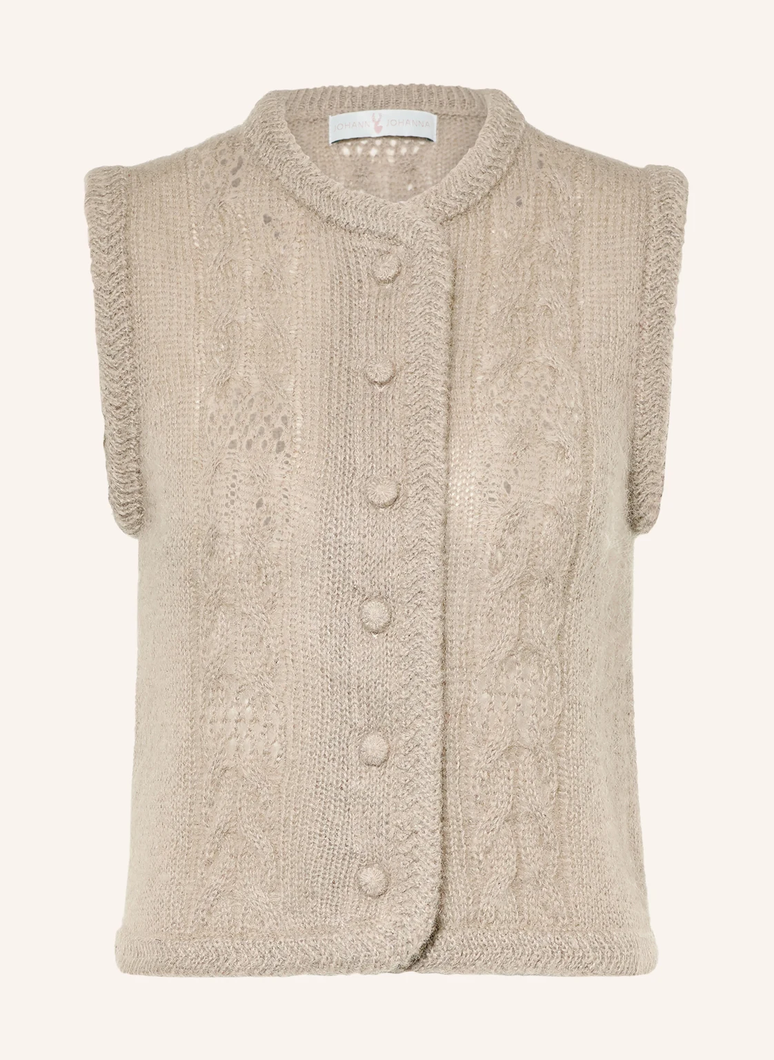 Johann & Johanna Strickweste mit Mohair
