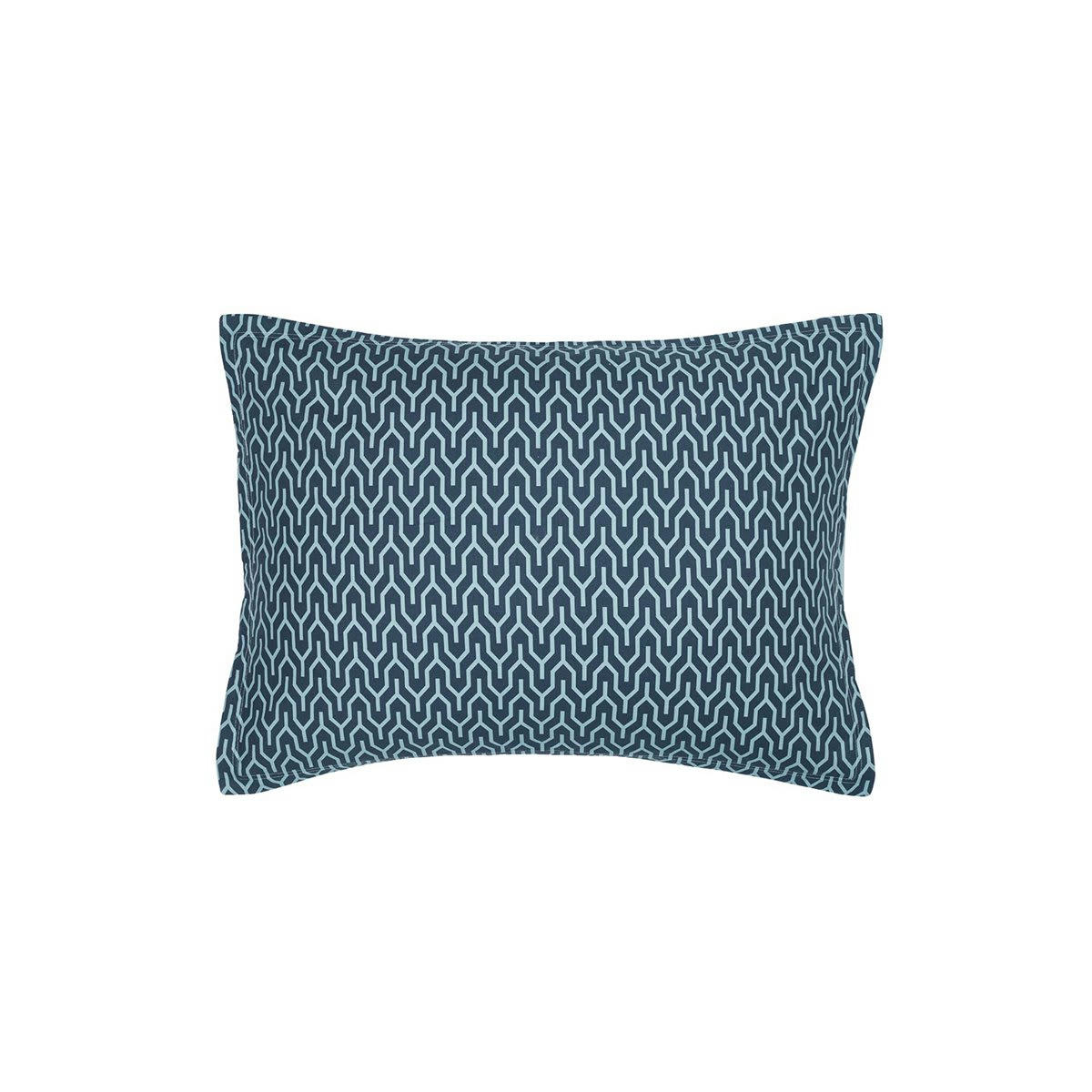 LOKKEN - 2 taies d'oreillers en percale de coton  indigo 50x70 cm