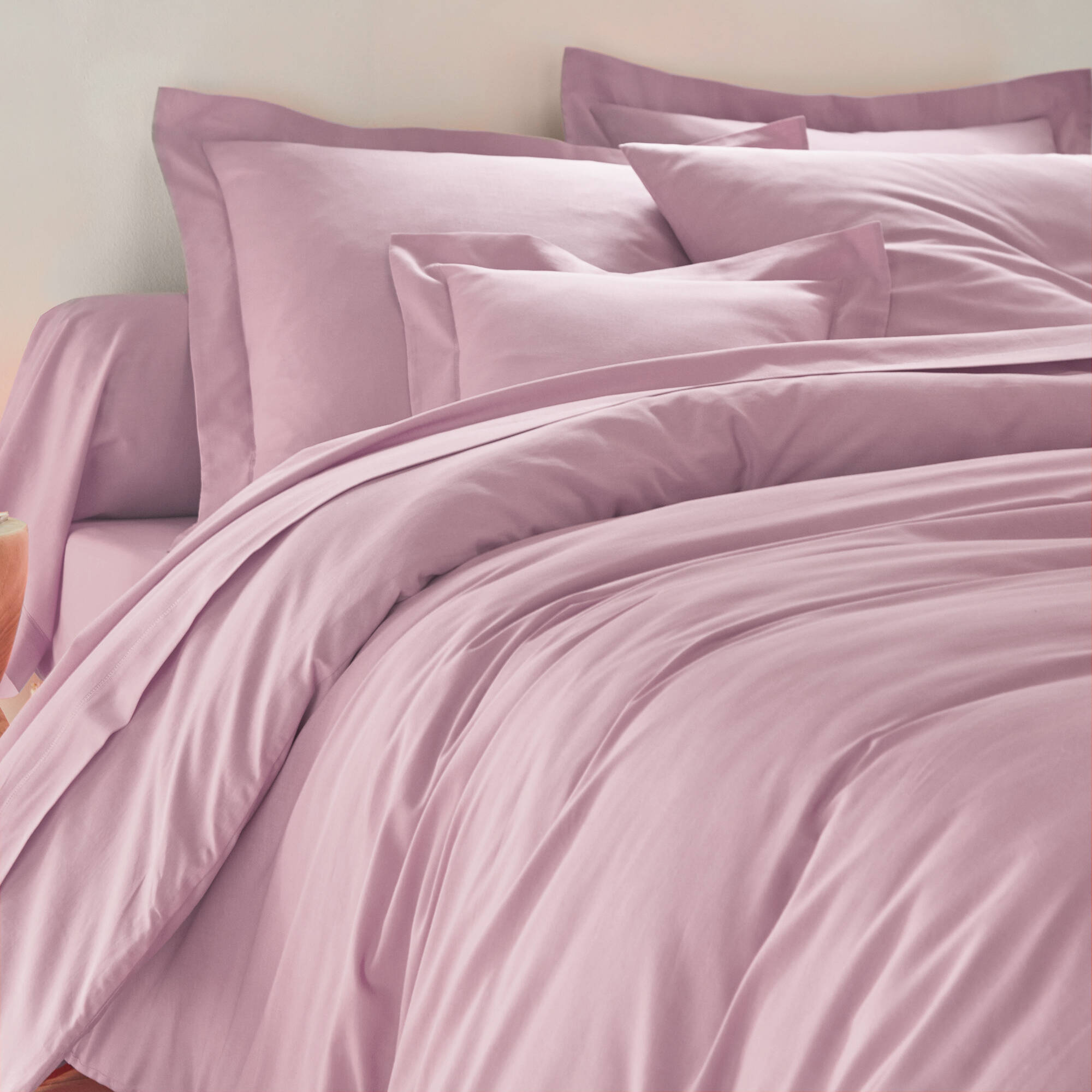 Linge de lit uni coton