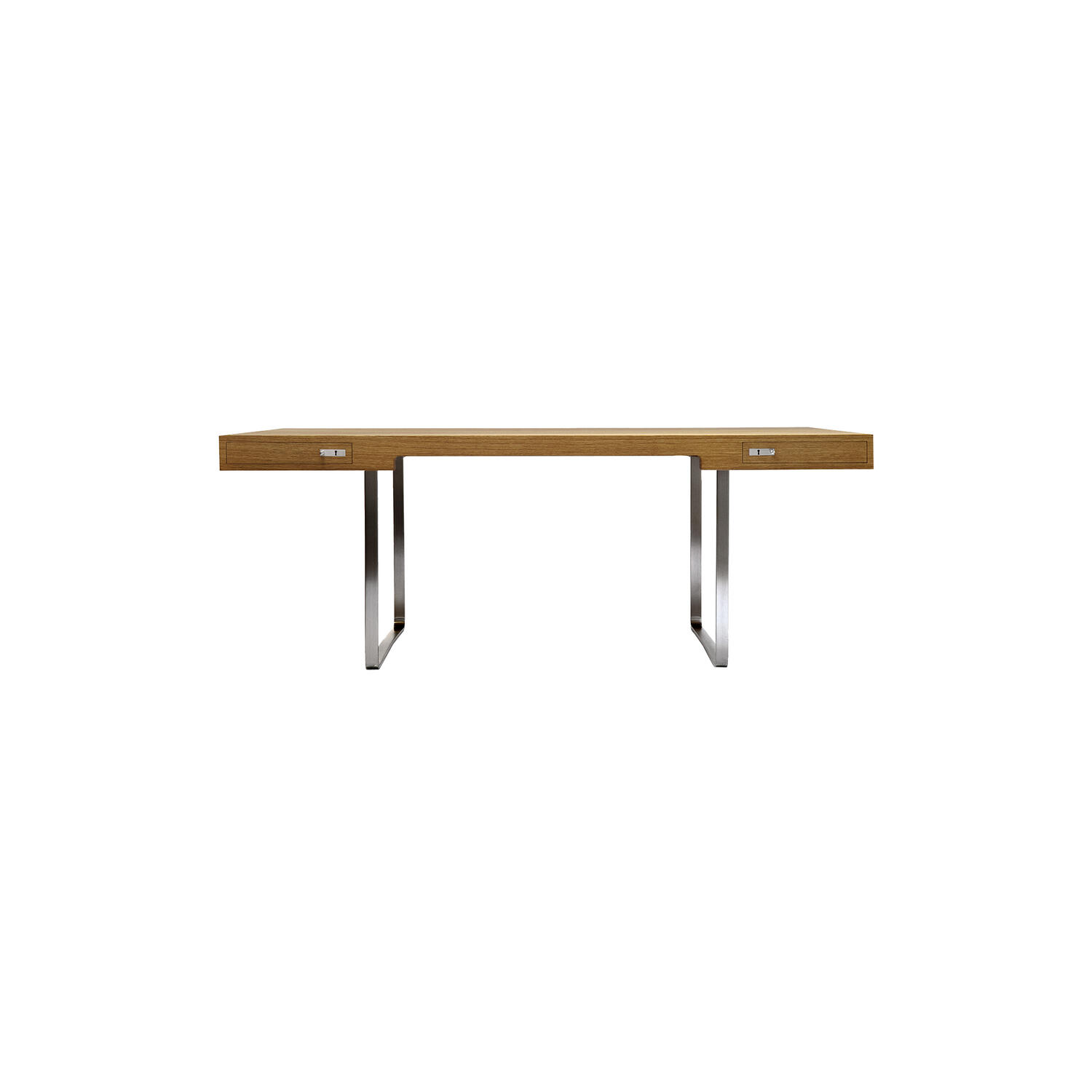 CH110 skrivebord, hvidolieret eg