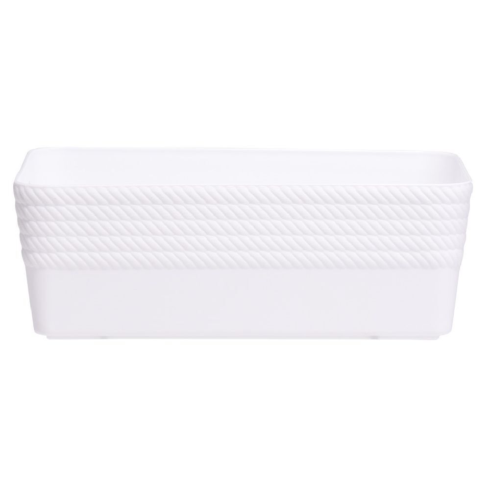 BoÎte plastique blanc 20x11xH7cm