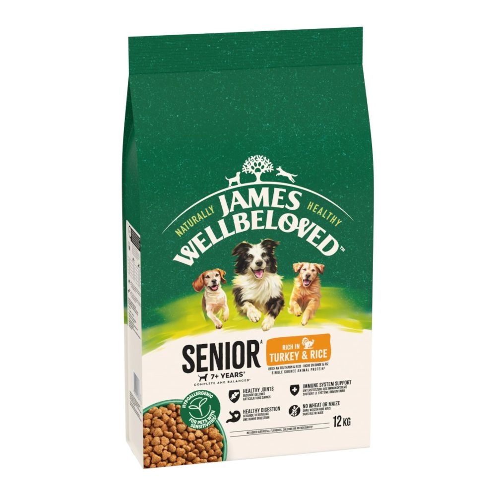 James Wellbeloved Senior Dog Hypoallergenic Turkey & Rice