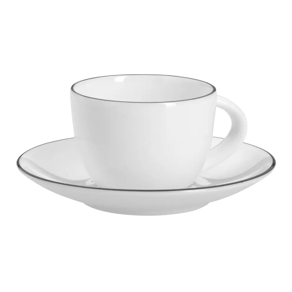 Espressotasse mit Untertasse Ligne Noire