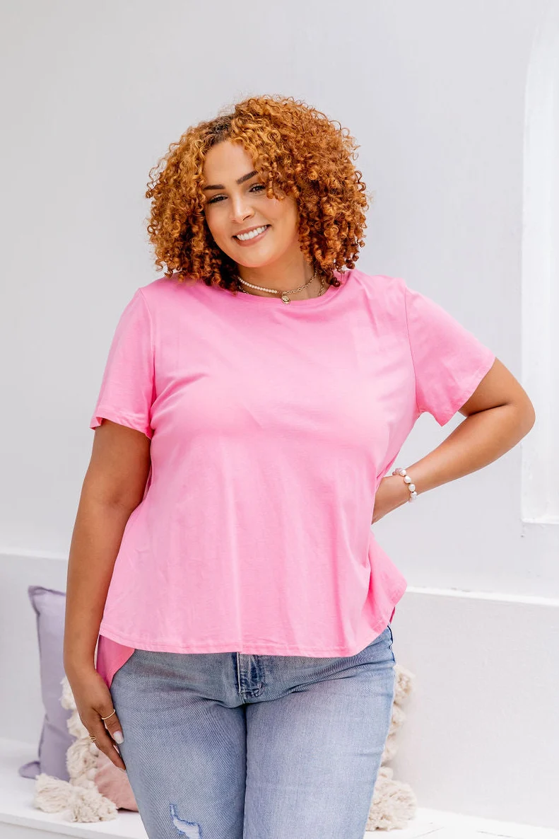 Jayden Tee in Bubblegum