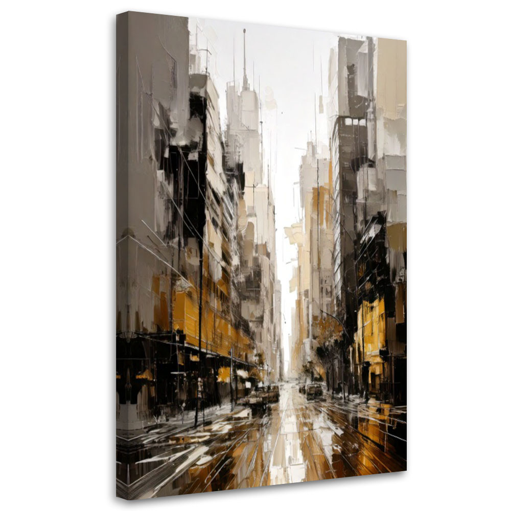Feeby Obraz nowoczesny, Miasto Uliczka Nowoczesna 40x60