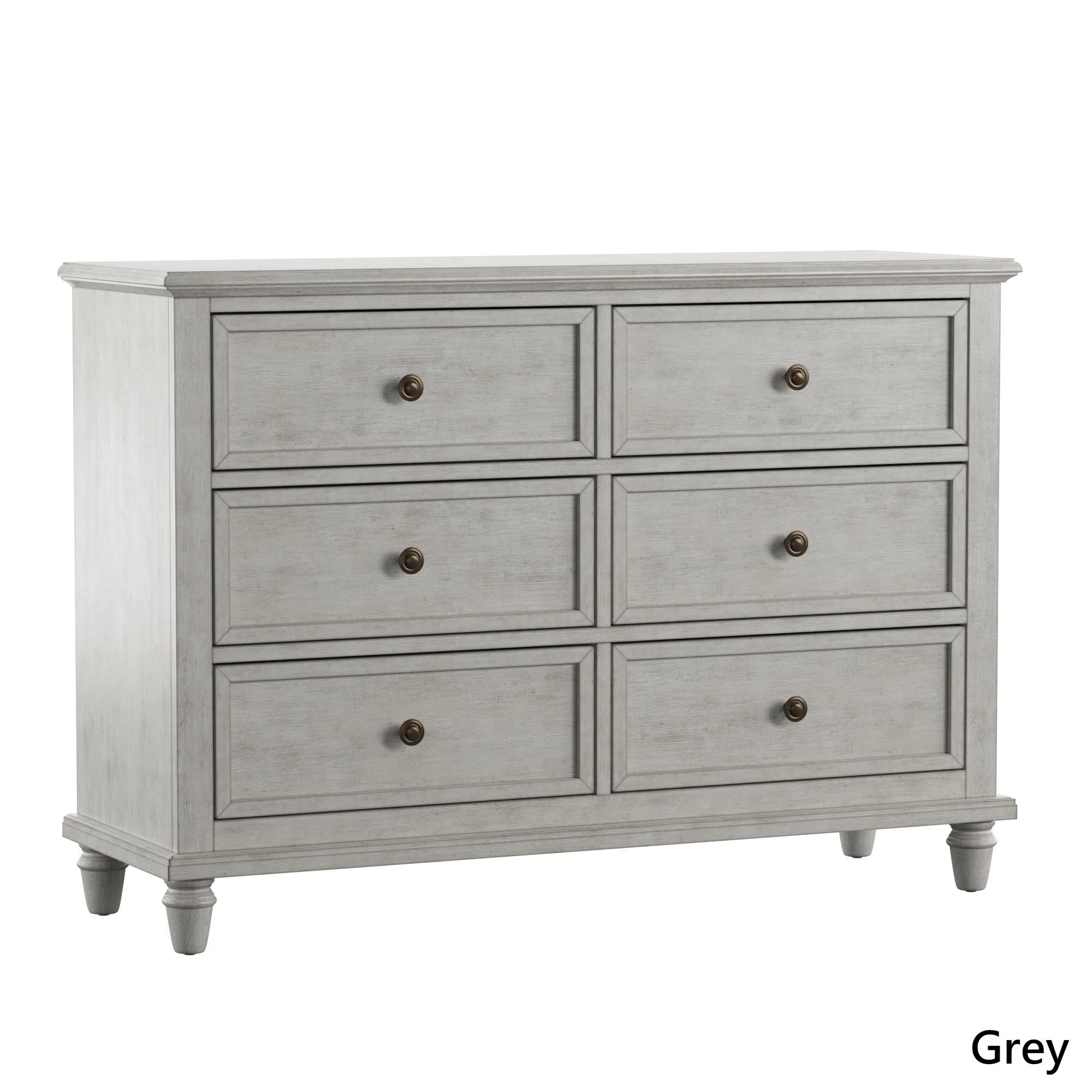 Virva Antique Finish 6-Drawer Dresser by iNSPIRE Q Junior
