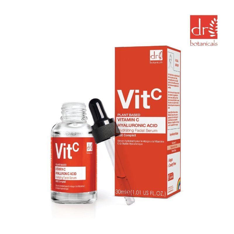 Dr. Botanicals Vitamin C & Hyaluronic Acid Facial Serum 30ml   Duo Moisturiser 60ml
