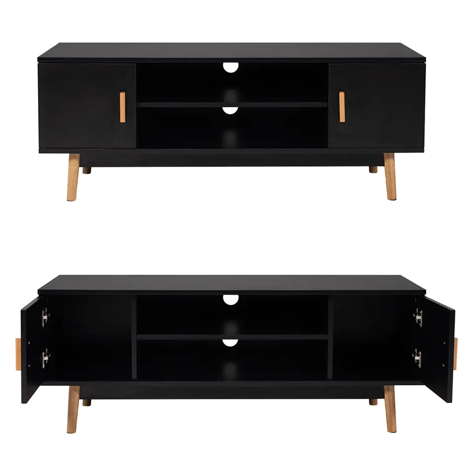 Happy Garden TV-meubel JOEY - Zwart - Hout